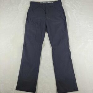Eddie Bauer Rainier Tech Pants Men's‎ 30x32 Black Cargo Zip Pocket Outdoor NWT